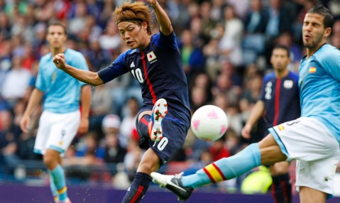 London 2012 – Soccer: Japan shocks Spain, favourites Brazil win