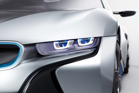 Laser headlights for future BMWs