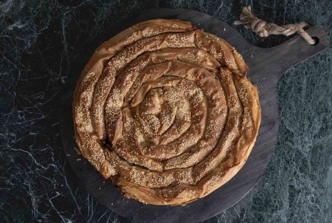 Lockdown Recipe of the Day: Greek Spiral Cheese Pie