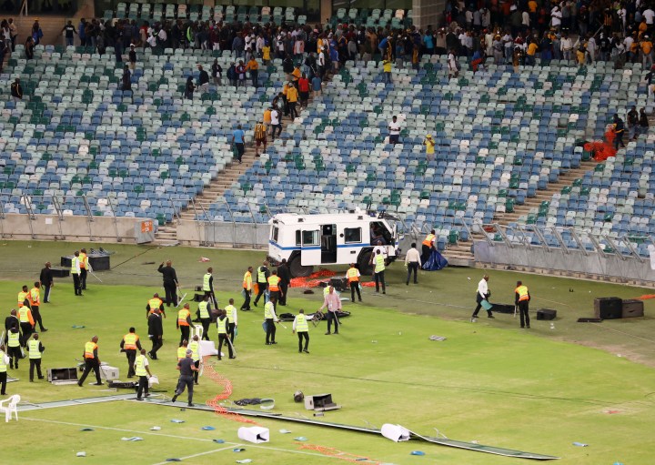 KZN top cop appoints ‘high-level’ team to investigate Moses Mabhida pitch invasion
