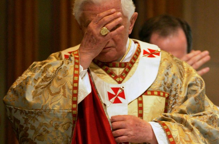 Ex-Benedict no longer on Vatican menu