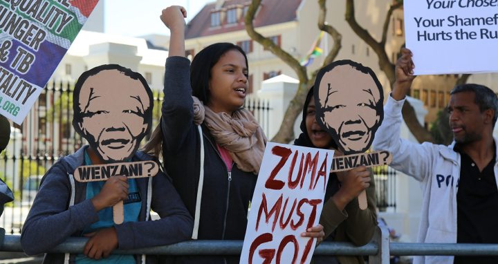 Live blog: Anti-Zuma protesters take to the streets in day of action