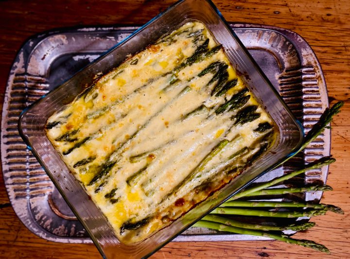 Lockdown Recipe of the Day: Asparagus & Three-Cheese Pasta Bake
