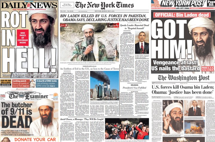 Osama’s death gives life to ailing US print media