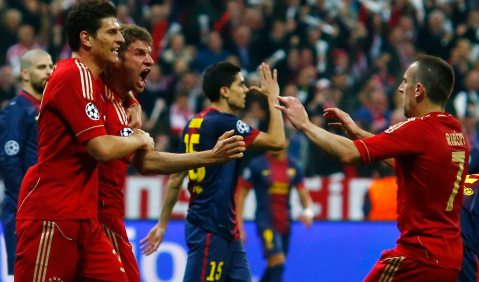 Soccer: Bayern stun Barcelona with dynamic four-goal show