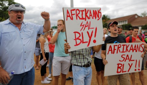 Analysis: As culture wars intensify, some white Afrikaners push back