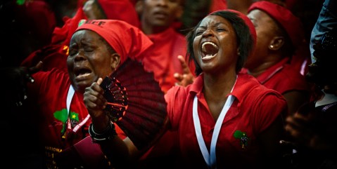 The Black women of South Africa know where the EFF women are
