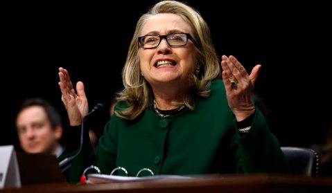 Clinton forcefully defends handling of Benghazi attack