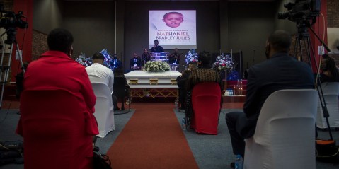 Grieving family, friends and Eldorado Park community bid farewell to slain teen