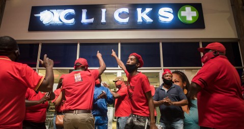 EFF members ‘attack’ Clicks stores after hair advert causes outrage