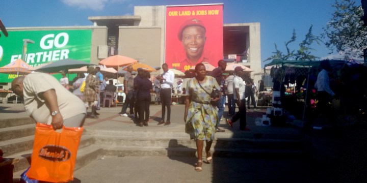 Chicken, dice and poster peeing – Soweto life goes on