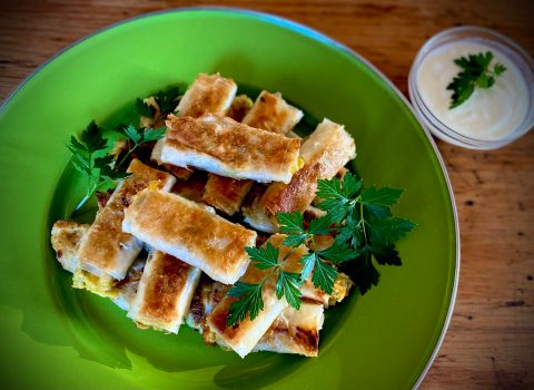 What’s cooking today: Feta-filled phyllo cigars
