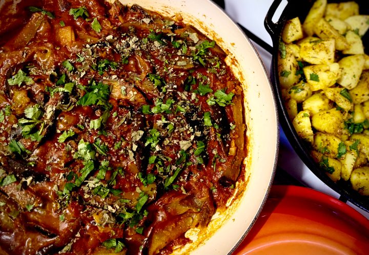 Lockdown Recipe of the Day: Brinjal Curry & Aloo Jeera