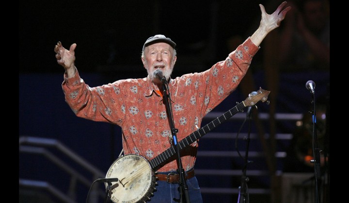 Pete Seeger, finally overcome at 94