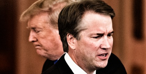 Trump Apologizes to Kavanaugh and Declares Him `Proven Innocent’