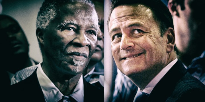 Back to the future: Tony Leon and Thabo Mbeki on the campaign trail