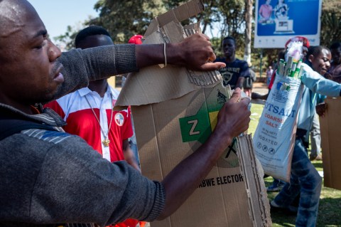 Emboldened MDC supporters start protesting as results unroll