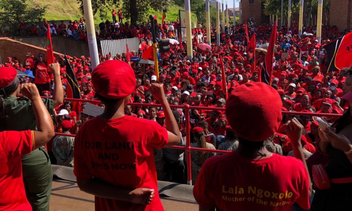 Gender-based violence in the spotlight of EFF women’s march