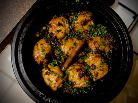 Lockdown Recipe of the Day: Chicken Tagine with Dates & Chickpeas