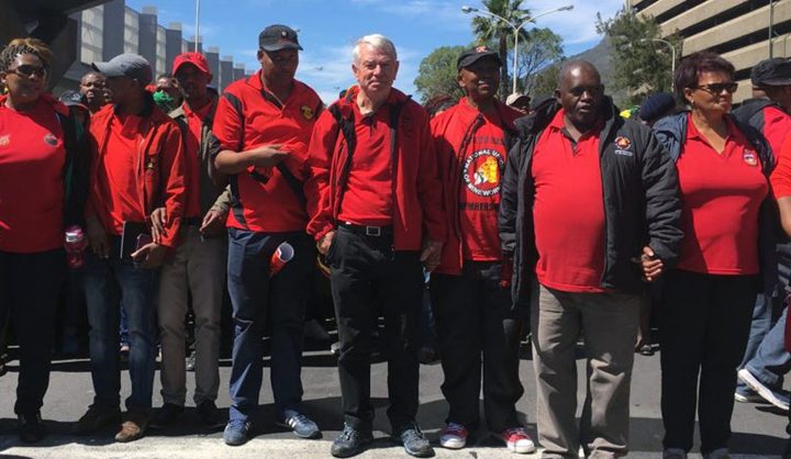 #CosatuStrike: Leaders rally crowds for countrywide anti-corruption protests