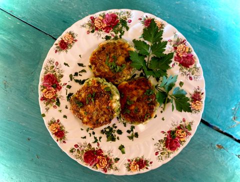 What’s cooking today: Egg-free courgette fritters