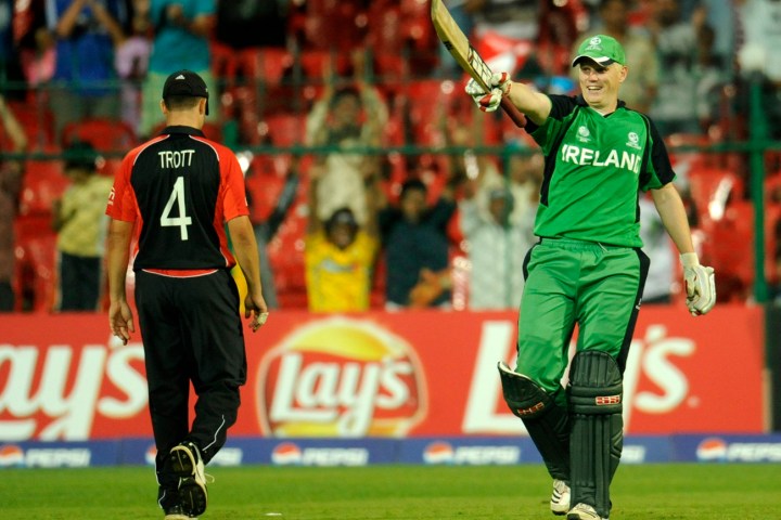 Cricket World Cup: Ireland’s O’Brien lets his bat kiss the Blarney Stone