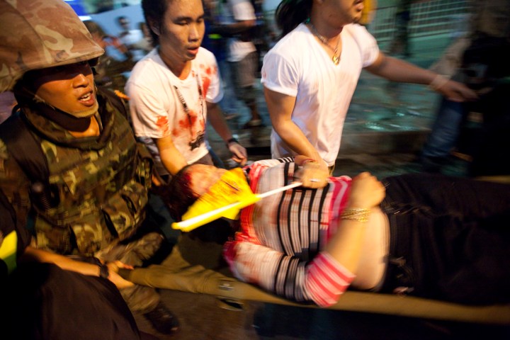 23 April: Grenades rock Thai political protests