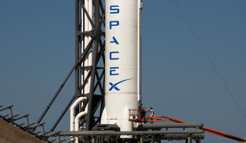 SpaceX rocket lifts off for space station trial run
