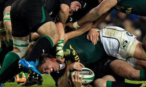 Rugby: Springboks snatch luck of the Irish