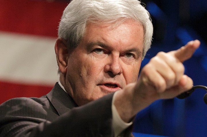 Another legend in his own mind, Newt Gingrich, wants to become US president