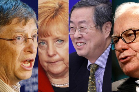 Mega-philanthropists top the 100 big names among global thinkers