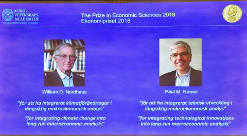 US ‘green growth’ duo win Nobel Economics Prize