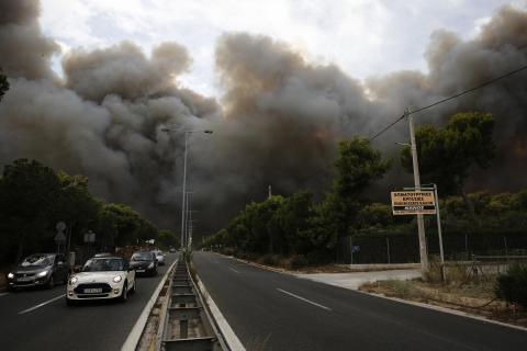 At least 20 dead in Greek wildfires