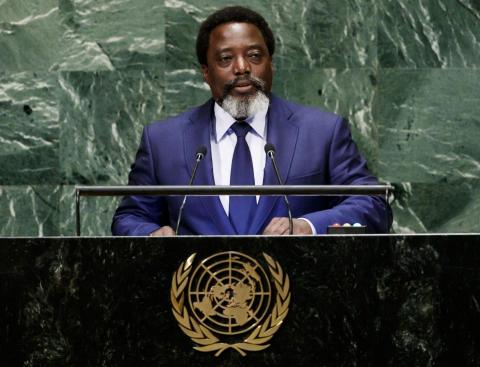 At UN, Kabila vows ‘peaceful, credible’ DR Congo vote