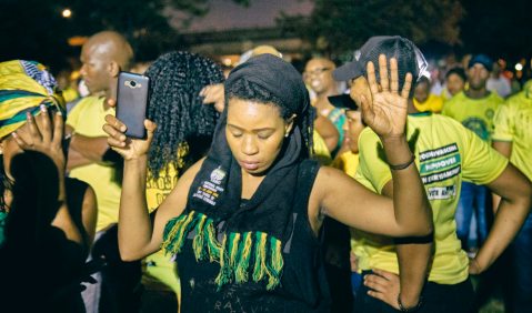 The Eve of Zuma’s Day in Court: The true believers await their martyred Msholozi