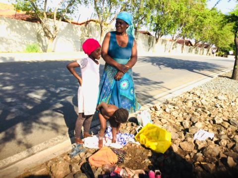 Domestic workers who lost their jobs during lockdown forced to beg on the streets with their babies