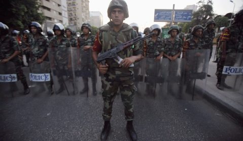 Egypt Army Chief Suspends Constitution