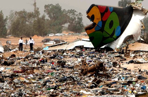 13 May: Lone boy survives Tripoli air crash