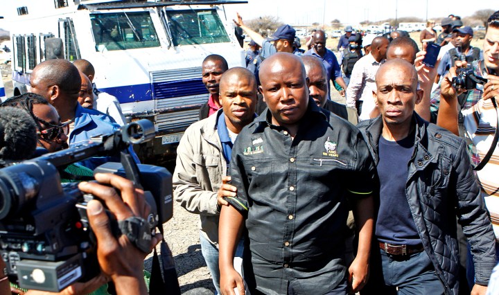 Marikana: Malema’s police-sponsored exit