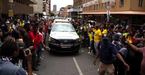 Man shot dead as police disperse protesting Wits students