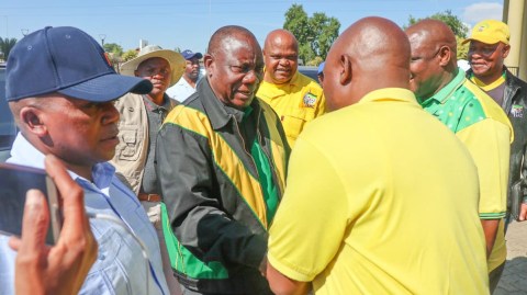 In the Free State, Ramaphosa steps over the Ace-sized elephant in the room and soft-pedals on corruption