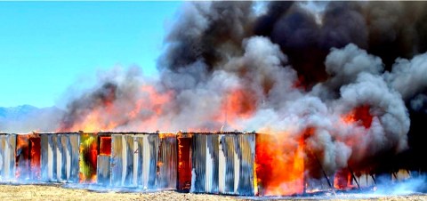 New research into shack fires shows fire-resistant paint does not work