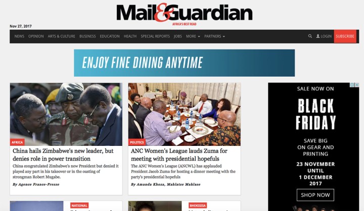 Newsflash: Mail & Guardian up for sale