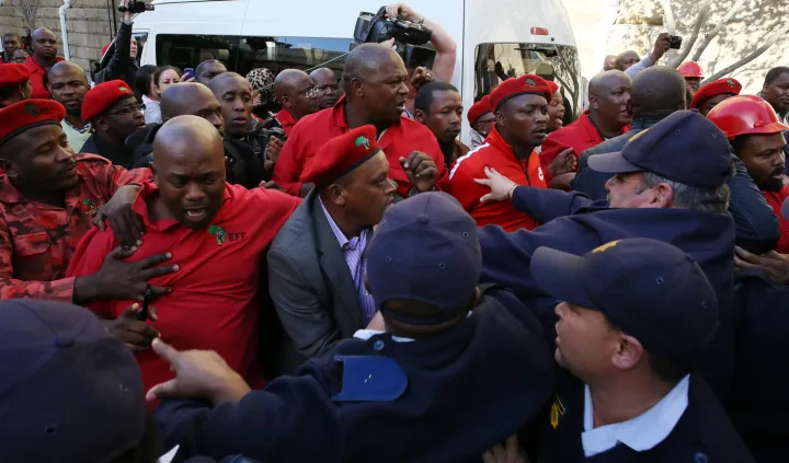 EFF vs. ANC: a march towards violence
