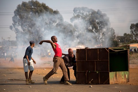 Is mob violence out of control in South Africa?