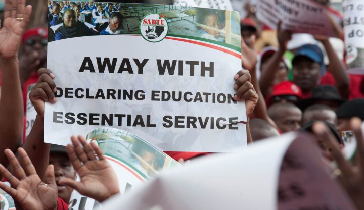 Education as essential service: Sadtu’s really, really not happy