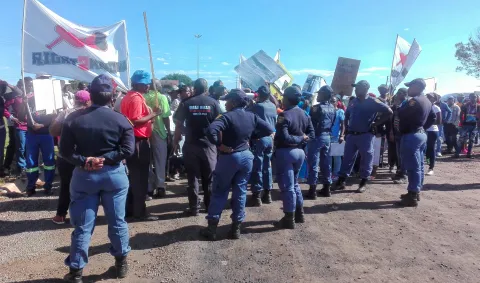 GroundUp: The right to protest is being violated in small mining towns