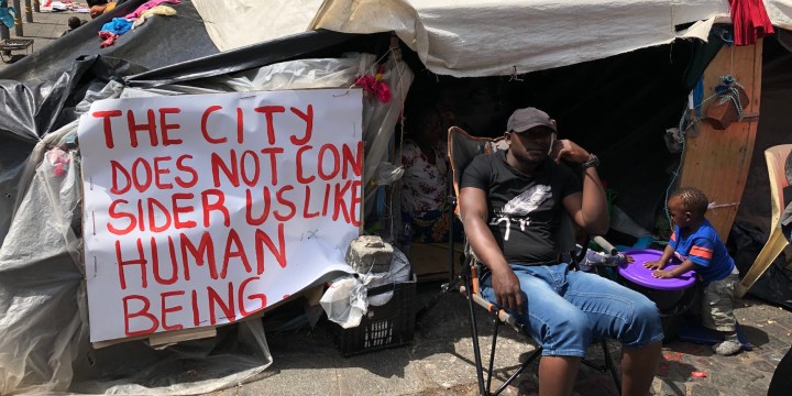 Greenmarket Square refugees reject City of Cape Town’s offer of reintegration