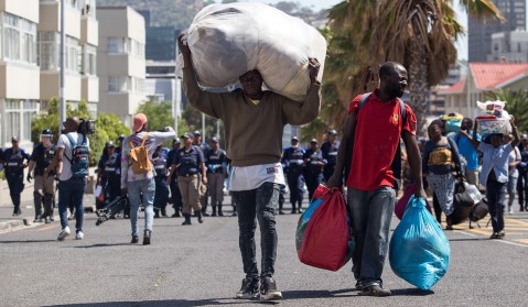 Refugees arrested during clashes in Cape Town