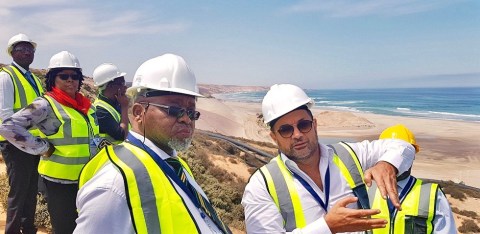 Mantashe inspects West Coast mine ahead of its expansion plans